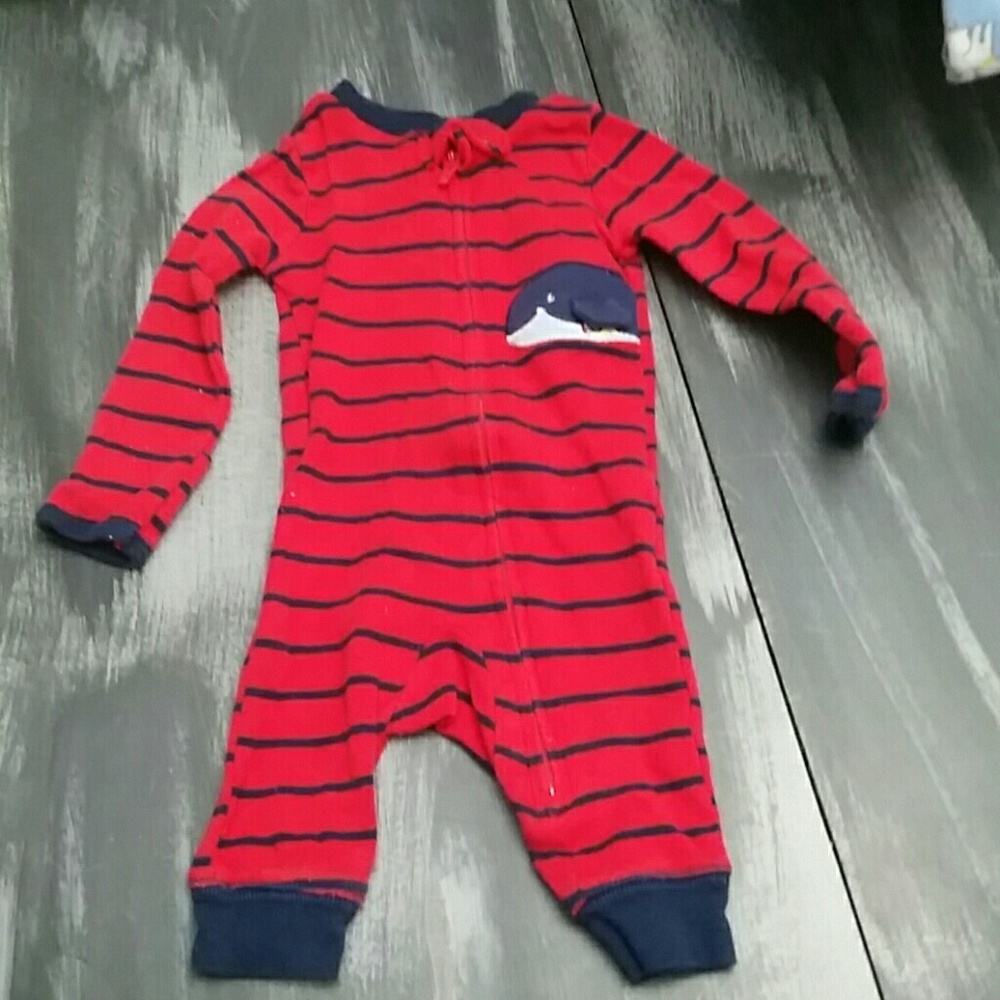Footless onesie from Carter's. Newborn.